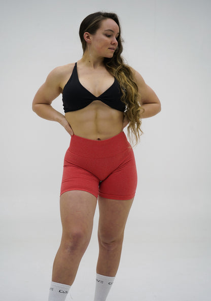 BASIC Seamless Shorts - Candy Red