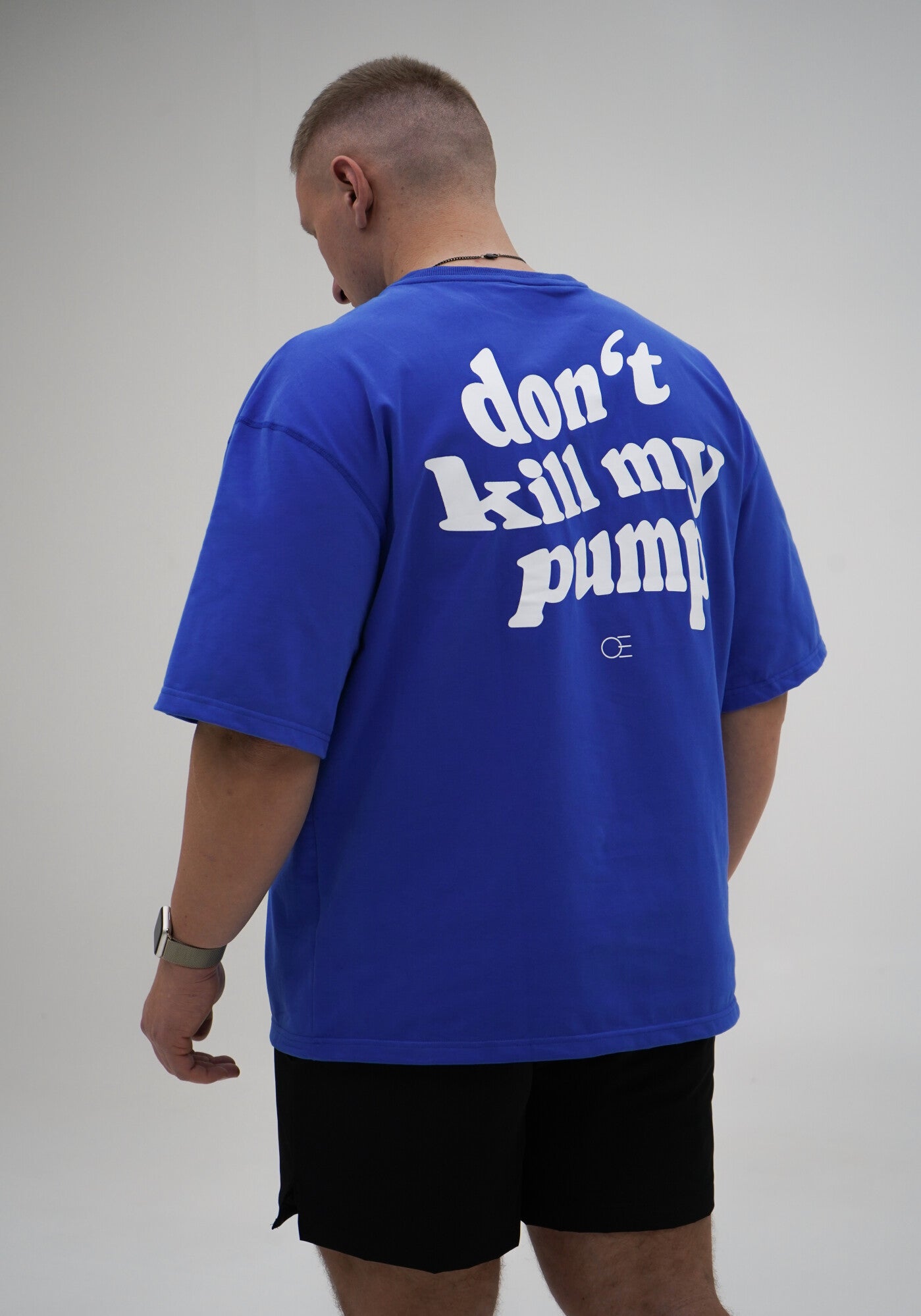 DON'T KILL MY PUMP Oversized Unisex T-Shirt - Cobalt Blue