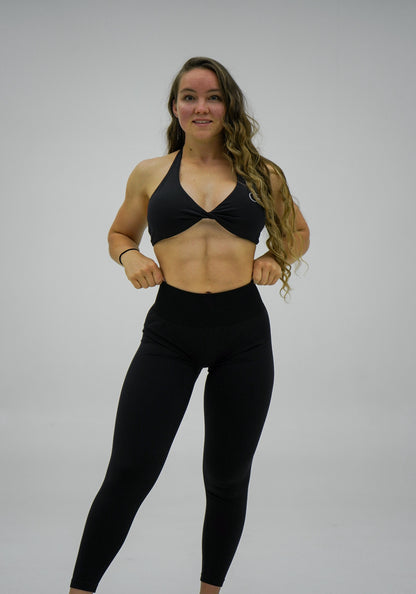 BASIC Seamless Leggings - Deep Black