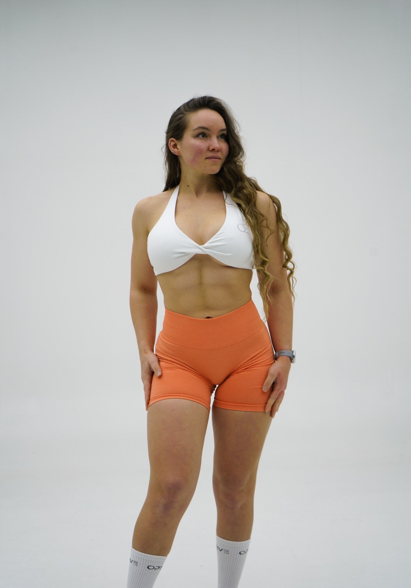 BASIC Seamless Shorts - Peach Orange